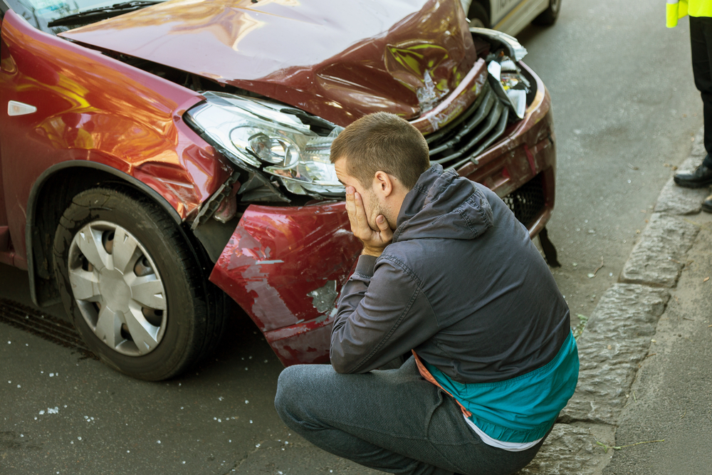 car accident on highway